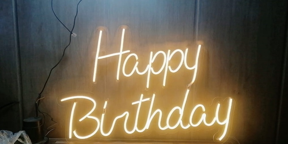 Birthday neon signs: perfect addition for birthday celebrations!