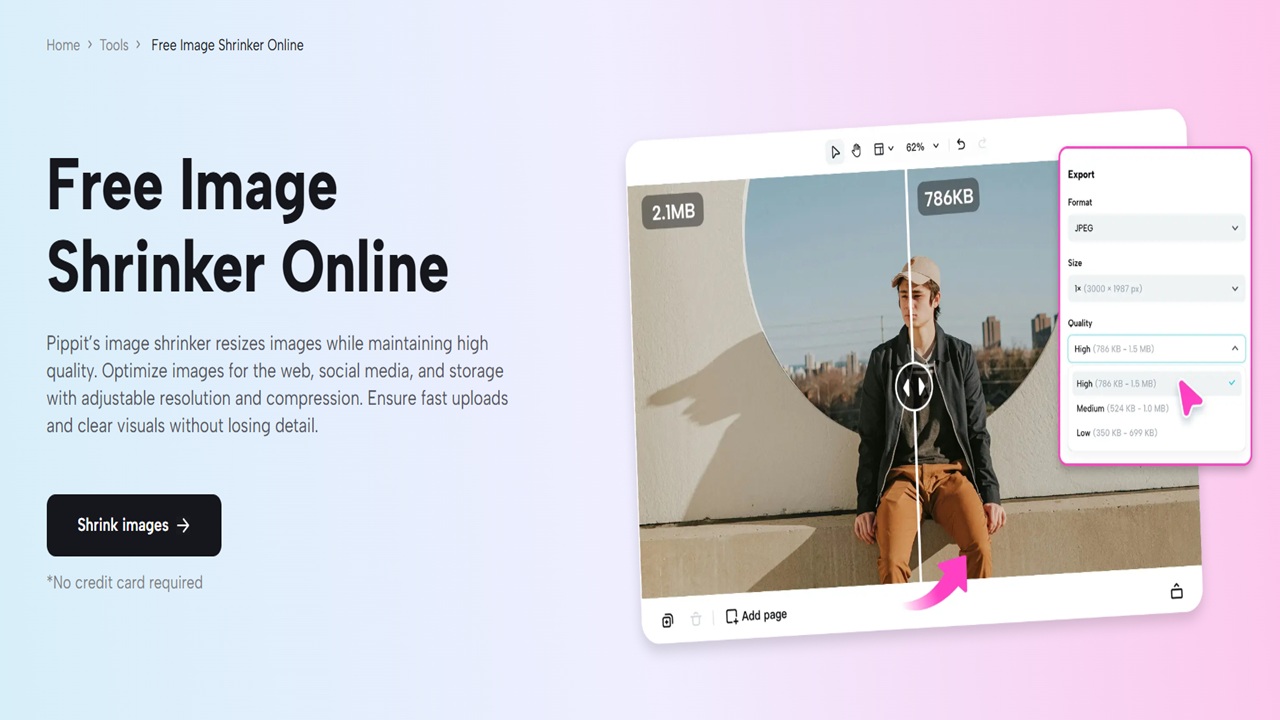 How Content Creators Gain Efficiency: Pippit’s Image Shrinker Technology